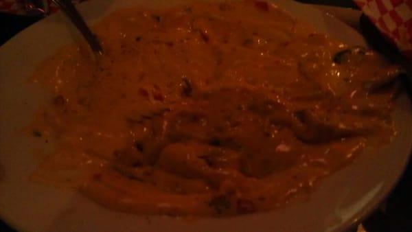 Um...the " carne asada queso dip" is Velveeta, Retel(Tastes like Rotel!) and flank steak.....