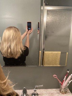 After 6+" cut