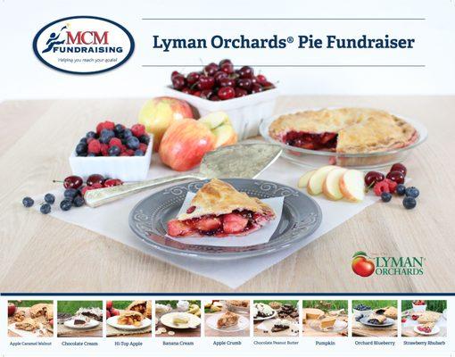 Enjoy Connecticut's favorite Lyman Orchards pies! Straight from the farm to your fundraiser!