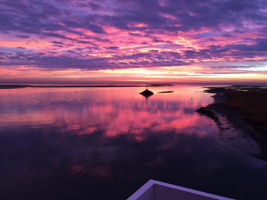 Breakwater Key condominiums waterfront views... Some of the absolute best sunrises and sunsets you'll ever witness!