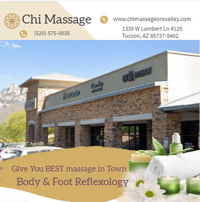 Chi Massage 1335 W Lambert Ln #125 Oro Valley, AZ 85704