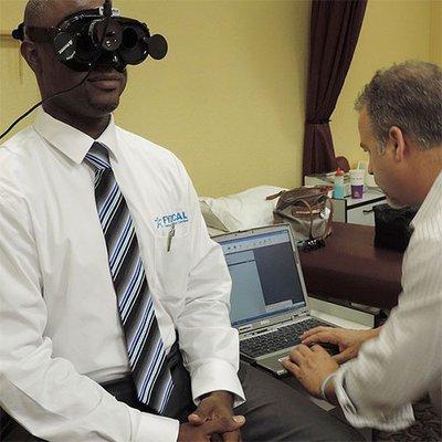 Infrared Video-Oculography Googles (IVOG). 10 minute test to determine the health of one's vestibular system!