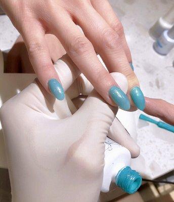 Gel manicure