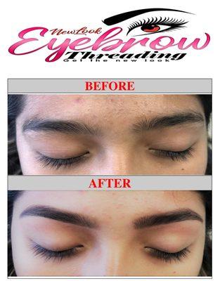 Eyebrow Treading done by New Look eyebrow Threading Artists. New Look Eyebrow Threading, 3007 Rigsby Ave, San Antonio, TX 78220