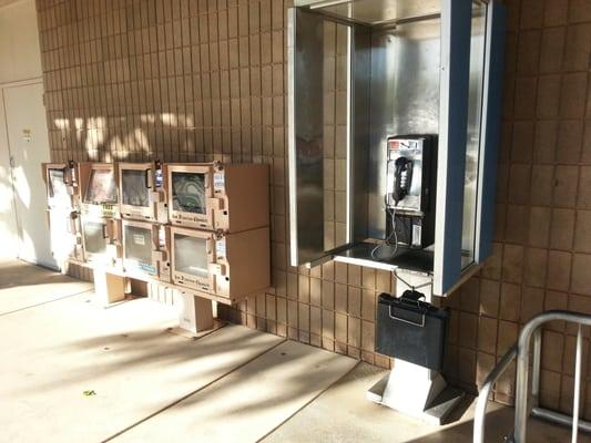 Pay phone and classifieds