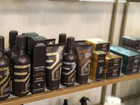 We carry the full Aveda men's line.