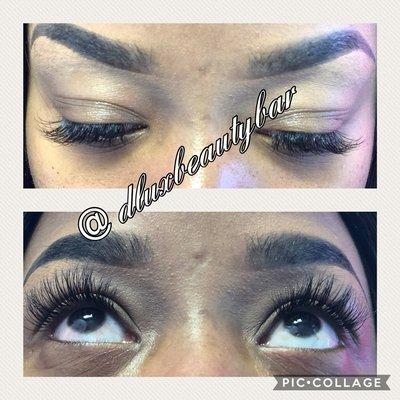 Classic eyelash extensions