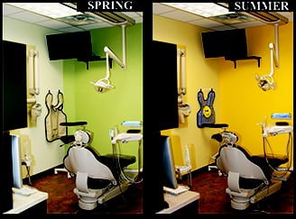 our spring and summer treatment rooms