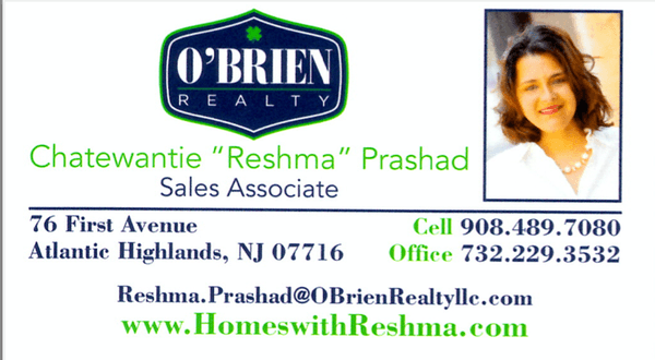 Reshma Prashad - O'Brien Realty