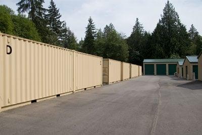 We offer a variety of different sized storage units.