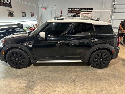 My new Mini Cooper Countryman with American Window Tinting