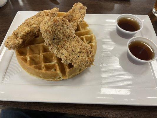 Chicken and waffles