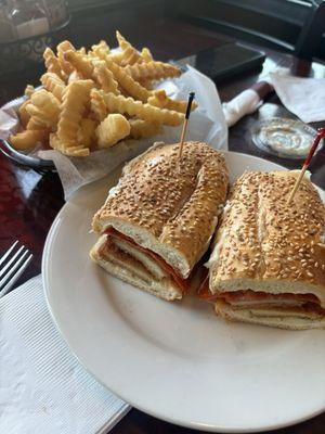 Chicken parm sandwich