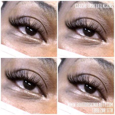 Full Set, Classic Mink Lash Extensions.