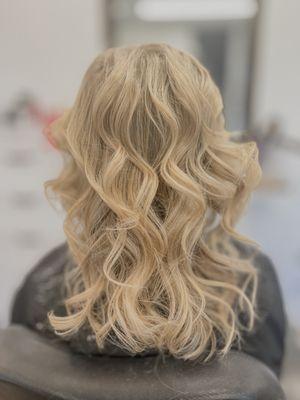 Full highlight perfect blonde