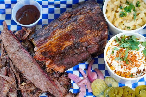 Brisket and Ribs plate