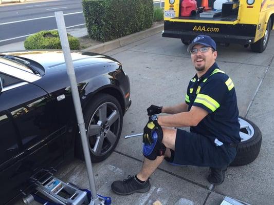 Flat Tire Change Service