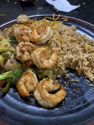 Shrimp hibachi