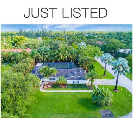 Listing in Palmetto Bay - Aerial Photography