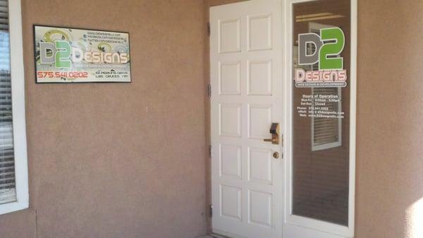 Front door of D2 Designs