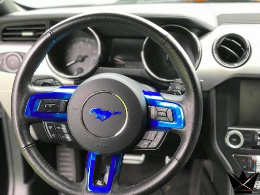 Custom Blue Chrome Accents