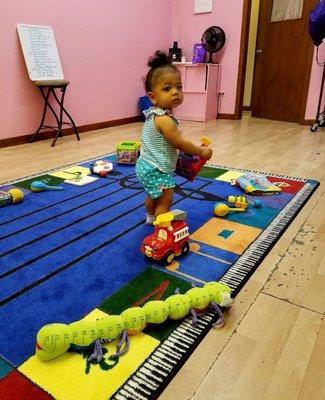 Day 1 of Ms. Clara's Mini Musicians, Munchkin Maestros class!