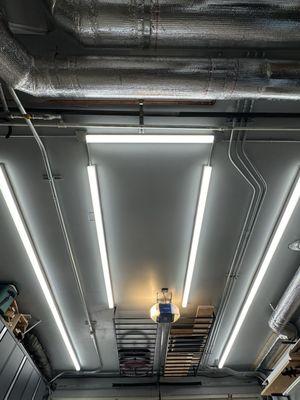 LED lighting and electrical conduit