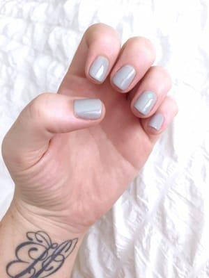 Obsessed with this grey with a little sparkle!