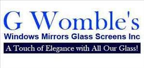 G Womble's Windows Mirrors Glass Screens Inc logo