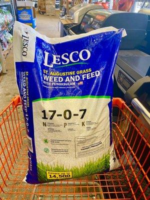 The Lesco Brand's performance earned another seasonal application (good stuff)