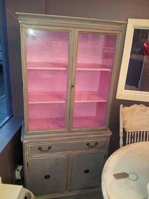 Gray & Lavender Hutch