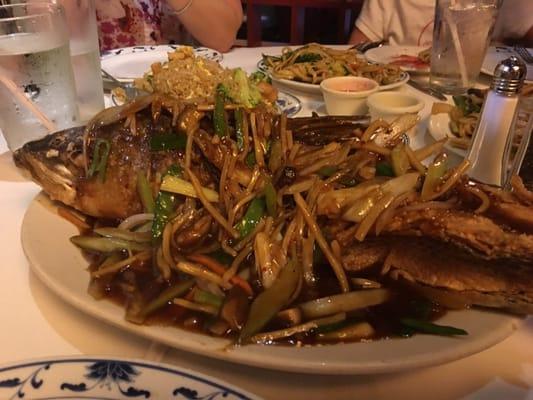 Crispy Hunan sea bass