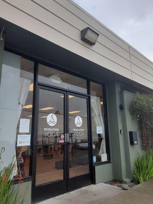 The massage room will be inside of Revolution Yoga's new studio near the Mendocino Safeway!