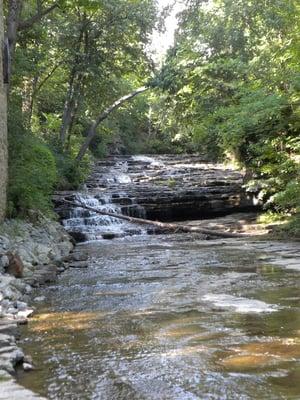 The beautiful falls around the mill