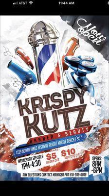 Krispy Kutz Barber and Beauty