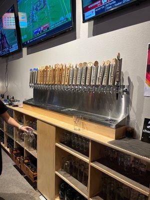 25 beer taps!