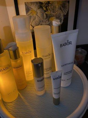 Babor skin care line