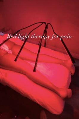 Client with lupus uses Red Light Therapy for leg pain