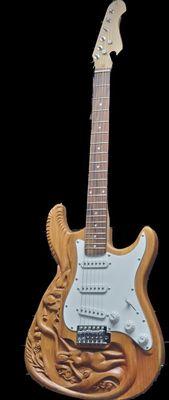 Hand Carved guitar