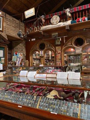 Inside cigar store