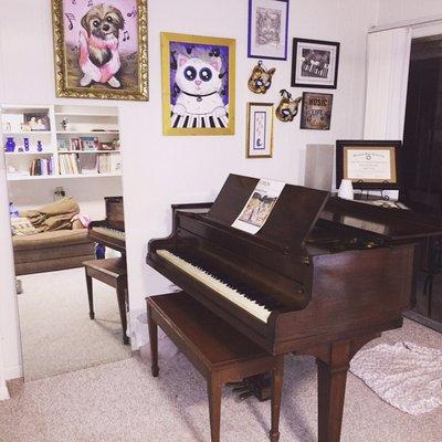 A shot of Miss Rebekah's teaching studio.