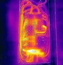 Thermal scan of a breaker that has been overload and failed to trip