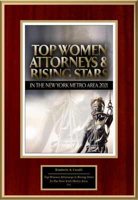 Recognized in 2021 as Top Women Attorneys & Rising Stars In New York Metro Area