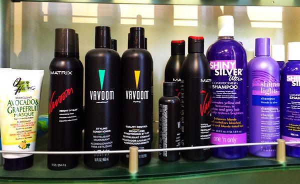 Hair products to choose from