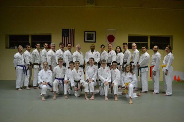 Group photo with special instructor