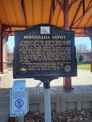 Historical marker.