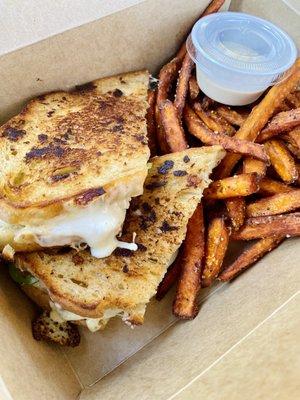 Fearless goddess and sweet potato fries