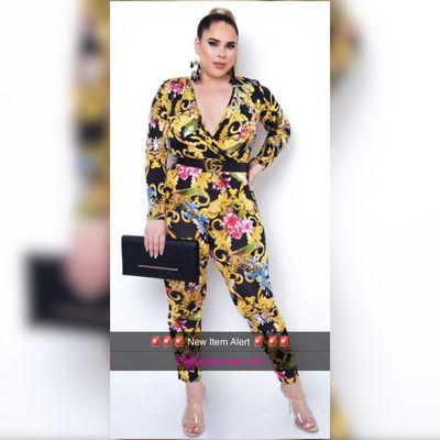 Plus size jumpsuit