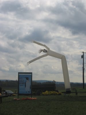 Wacky waving arm inflatable flailing arm tube man