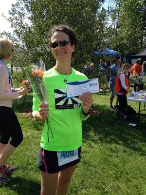 Rachel D triumphs in her age group